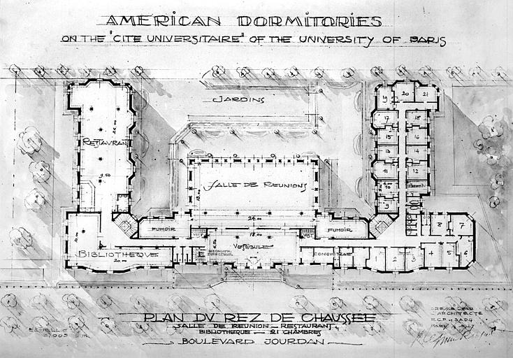 Plan du rez-de-chaussée