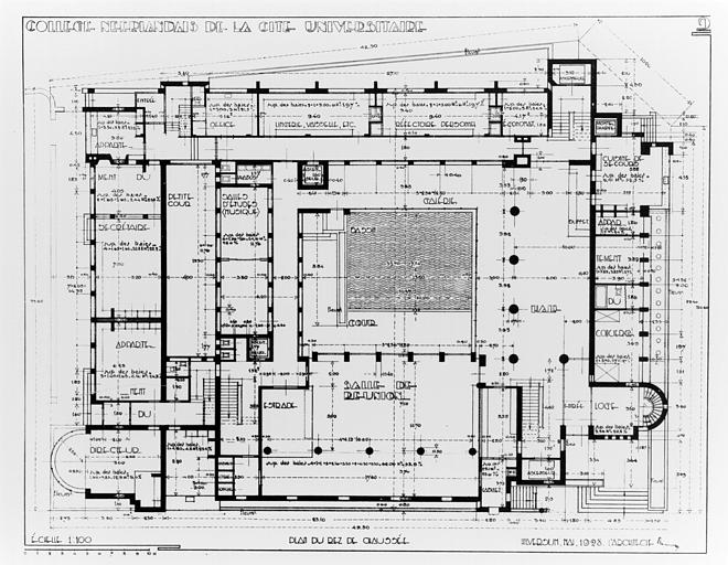 Plan du rez-de-chaussée