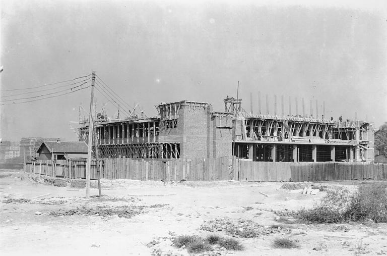 Chantier de construction : premier étage