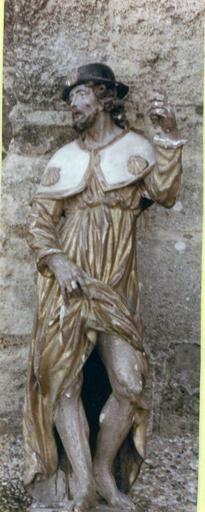 statue : saint Roch ou saint Jacques