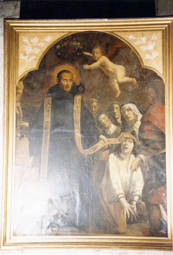 tableau : saint Mommolin guérissant un possédé