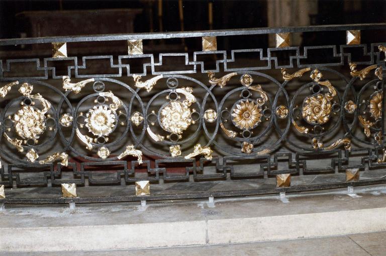 clôture liturgique (grille) style Louis XV