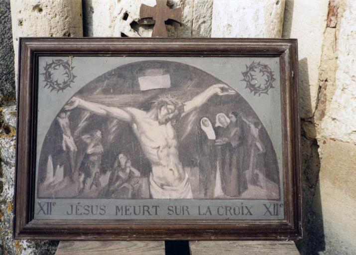 chemin de croix, tableau : Jésus meurt sur la croix (XII) - © Ministère de la Culture (France), Médiathèque du patrimoine et de la photographie, diffusion RMN-GP