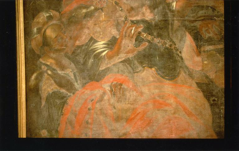tableau : Salomé présentant la tête de saint Jean-Baptiste à Hérode en présence d'Hérodiade, détail - © Ministère de la Culture (France), Médiathèque du patrimoine et de la photographie, diffusion RMN-GP