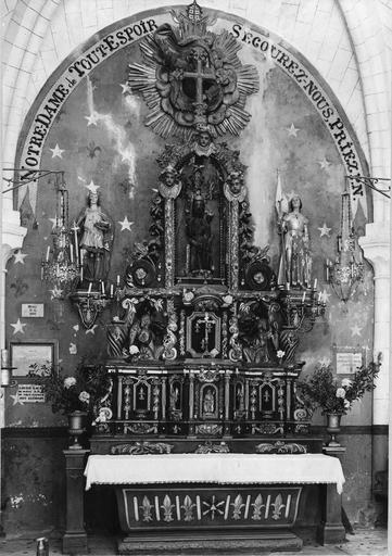 autel, retable (maître-autel)