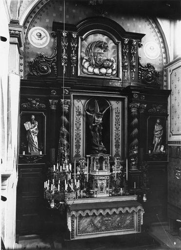 maître-autel, tabernacle et son exposition