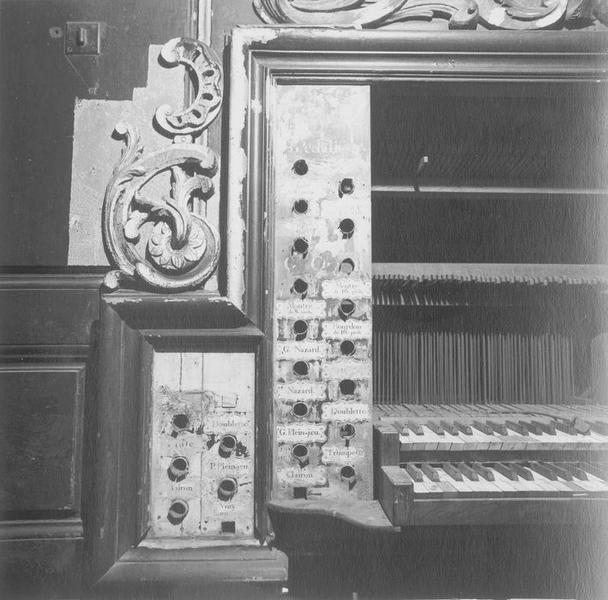 orgue de tribune, détail