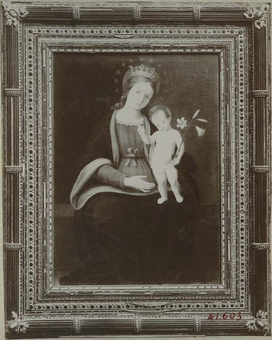 tableau, cadre : Vierge à l'Enfant