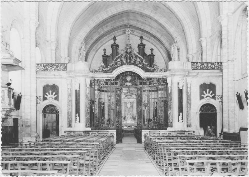 clôture de choeur (grille), vue générale