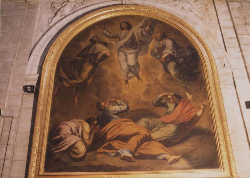 tableau, cadre : Transfiguration du Christ (la), vue générale