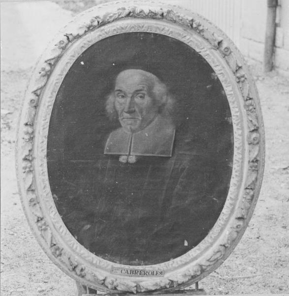 tableau, cadre : portrait de l'abbé de Cabreroles, vue générale - © Ministère de la Culture (France), Médiathèque du patrimoine et de la photographie (objets mobiliers), tous droits réservés