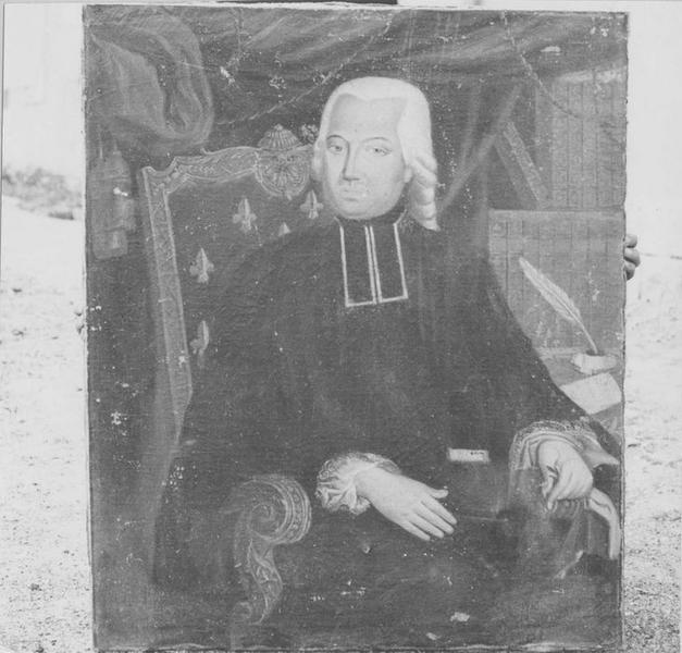 tableau, cadre : portrait de l'abbé Ricard, vue générale - © Ministère de la Culture (France), Médiathèque du patrimoine et de la photographie (objets mobiliers), tous droits réservés