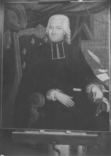 tableau, cadre : portrait de l'abbé Ricard, vue générale - © Ministère de la Culture (France), Médiathèque du patrimoine et de la photographie (objets mobiliers), tous droits réservés