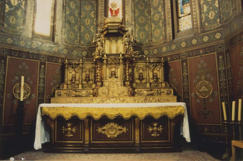 tabernacle (tabernacle à ailes), vue générale - © Ministère de la Culture (France), Médiathèque du patrimoine et de la photographie (objets mobiliers), tous droits réservés