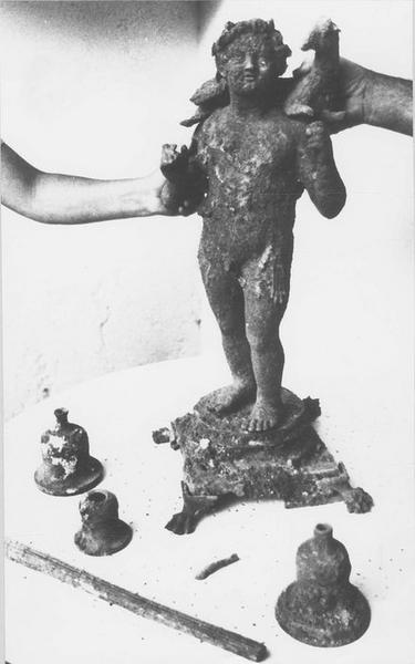 statue (statuette) : Hermès Criophore, vue générale - © Ministère de la Culture (France), Médiathèque du patrimoine et de la photographie (objets mobiliers), tous droits réservés
