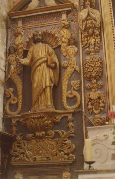 statue du maître-autel : saint Pierre, vue générale