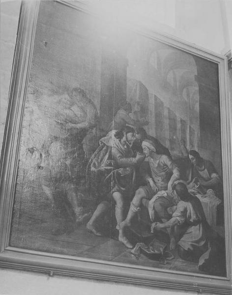 tableau : roi soignant des malades (un), vue générale - © Ministère de la Culture (France), Médiathèque du patrimoine et de la photographie, diffusion RMN-GP