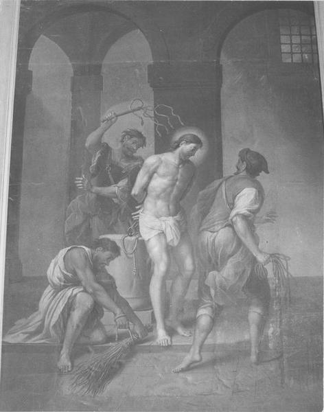 tableau : la Flagellation, vue générale