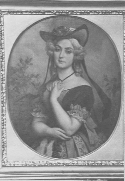 tableau : Madame Félix Sabatier, née Granier, en costume de Camargo