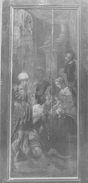 tableau : Adoration des Mages, vue générale - © Ministère de la Culture (France), Médiathèque du patrimoine et de la photographie (objets mobiliers), tous droits réservés
