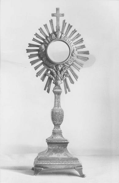 ostensoir, vue générale - © Ministère de la Culture (France), Médiathèque du patrimoine et de la photographie (objets mobiliers), tous droits réservés