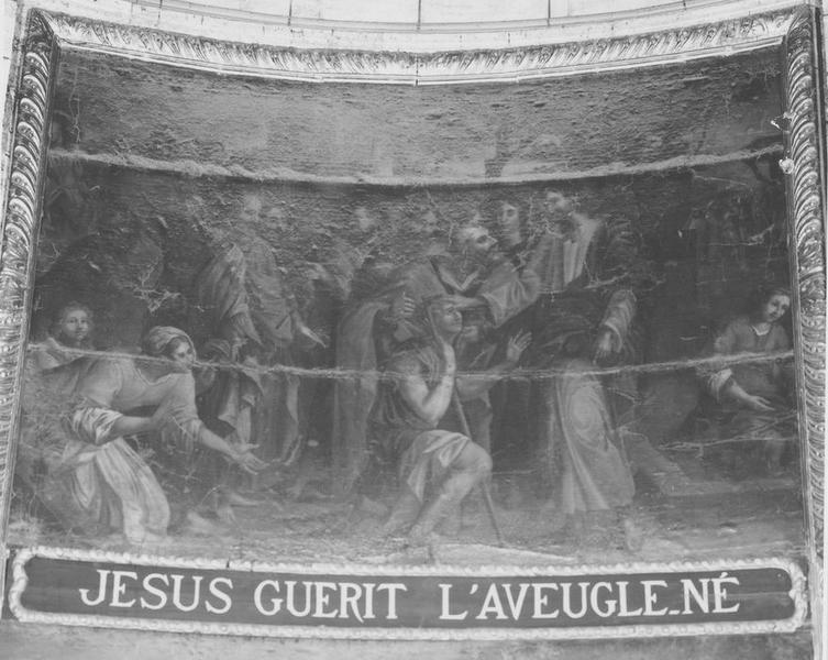 tableau : Jésus guérissant l'aveugle né, vue générale