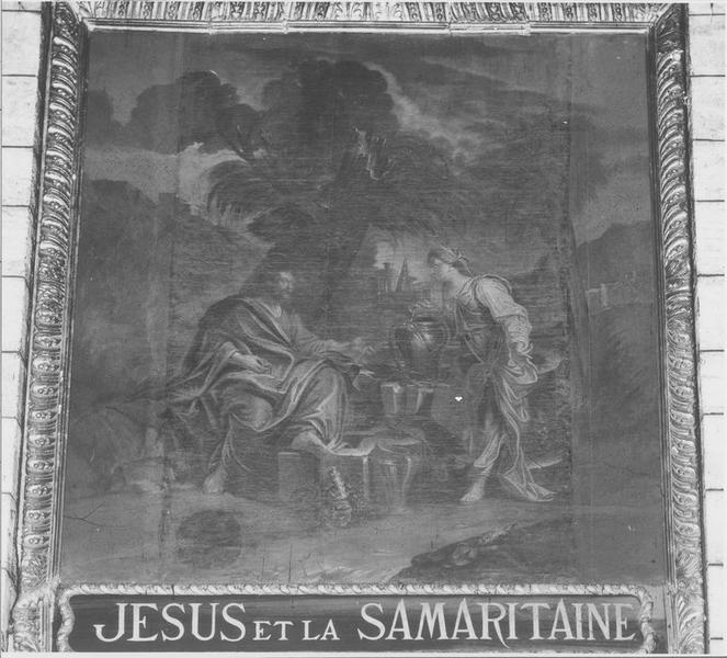 tableau : Jésus et la Samaritaine, vue générale