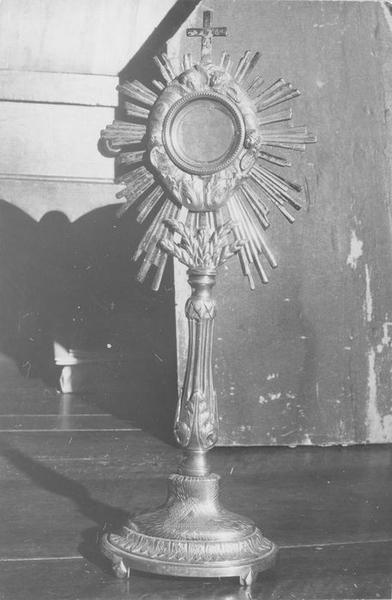 ostensoir, vue générale - © Ministère de la Culture (France), Médiathèque du patrimoine et de la photographie (objets mobiliers), tous droits réservés