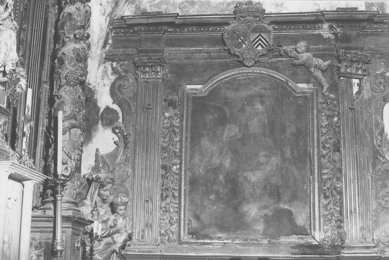 retable, tableau : l'Annonciation, vue générale - © Ministère de la Culture (France), Médiathèque du patrimoine et de la photographie (objets mobiliers), tous droits réservés