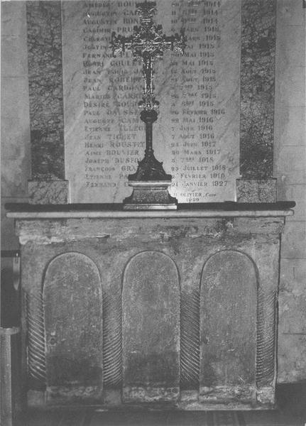 autel, vue générale - © Ministère de la Culture (France), Médiathèque du patrimoine et de la photographie (objets mobiliers), tous droits réservés