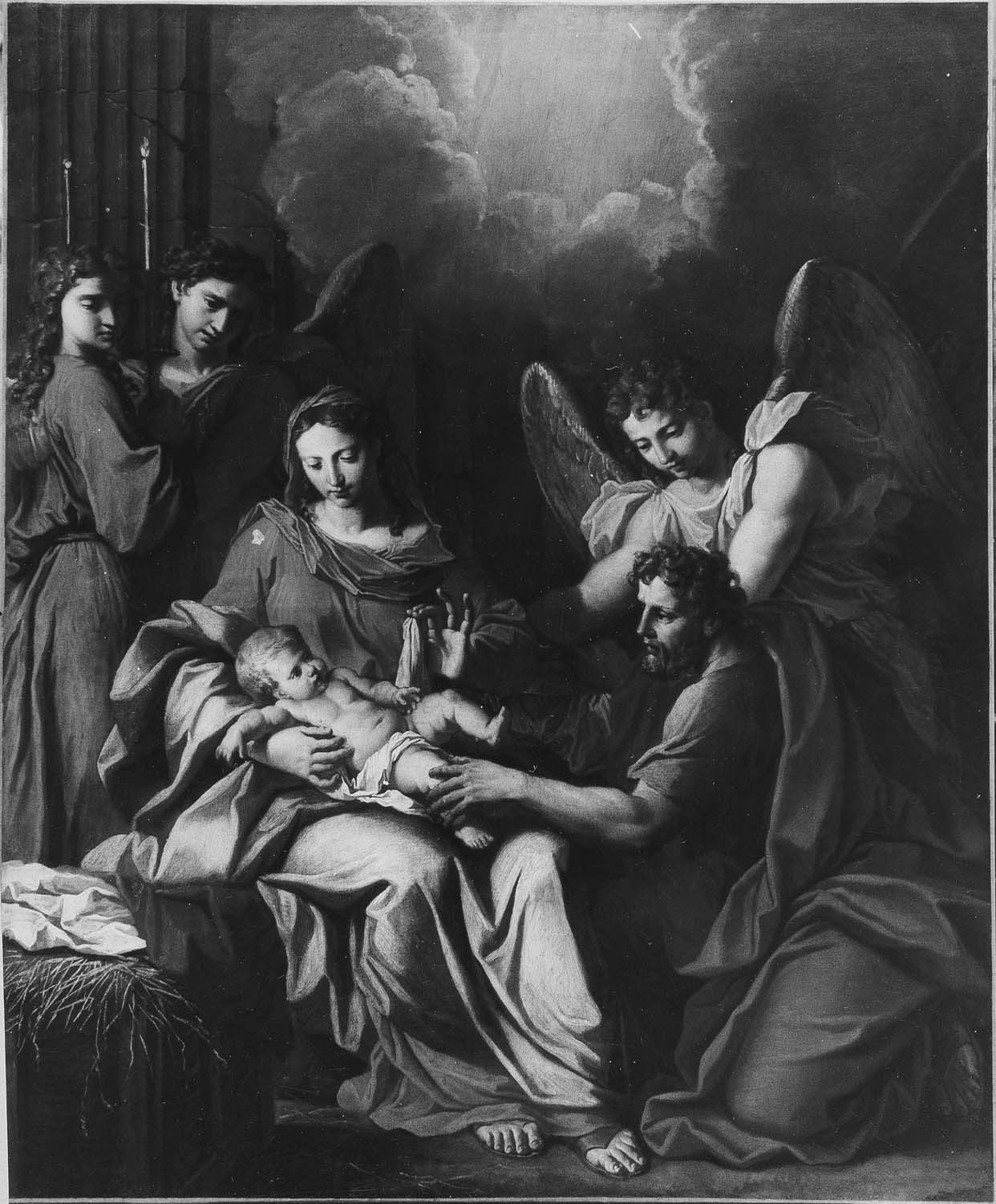 tableau : Adoration des bergers (l'), vue générale