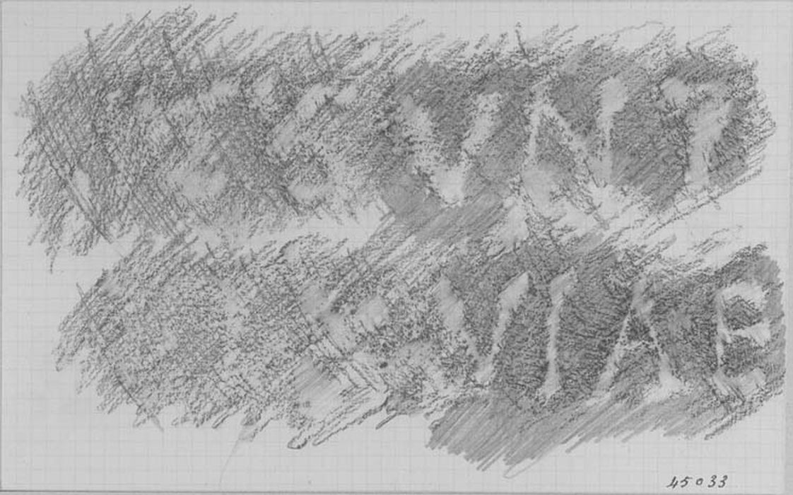 autel, détail des inscriptions