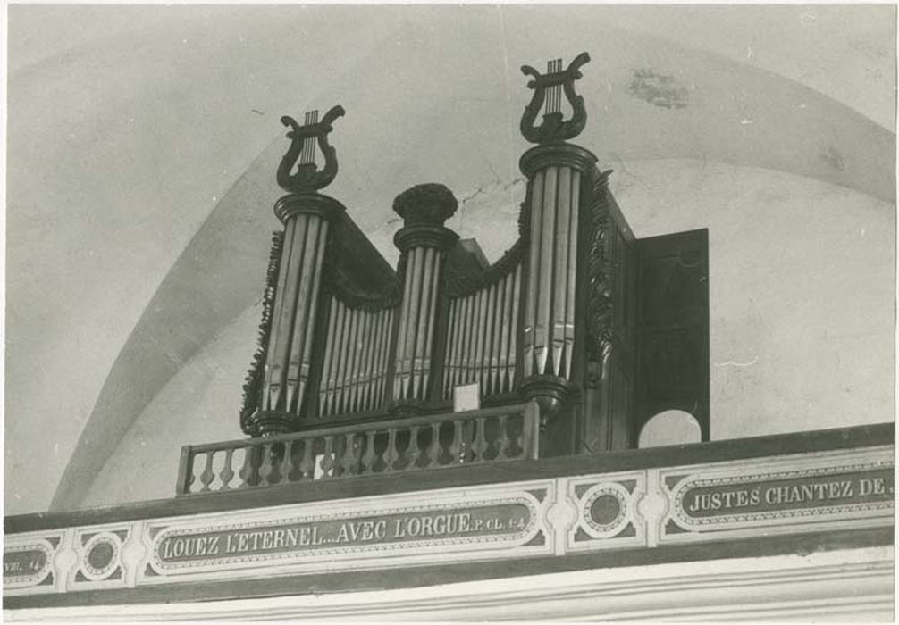 Orgue de tribune : partie instrumentale de l'orgue