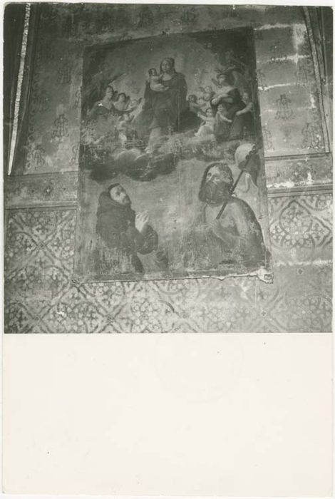 tableau : Vierge entouré d'un choeur d'anges, Saint Jean-Baptiste et saint François en buste - © Ministère de la Culture (France), Médiathèque du patrimoine et de la photographie, diffusion GrandPalaisRmn Photo