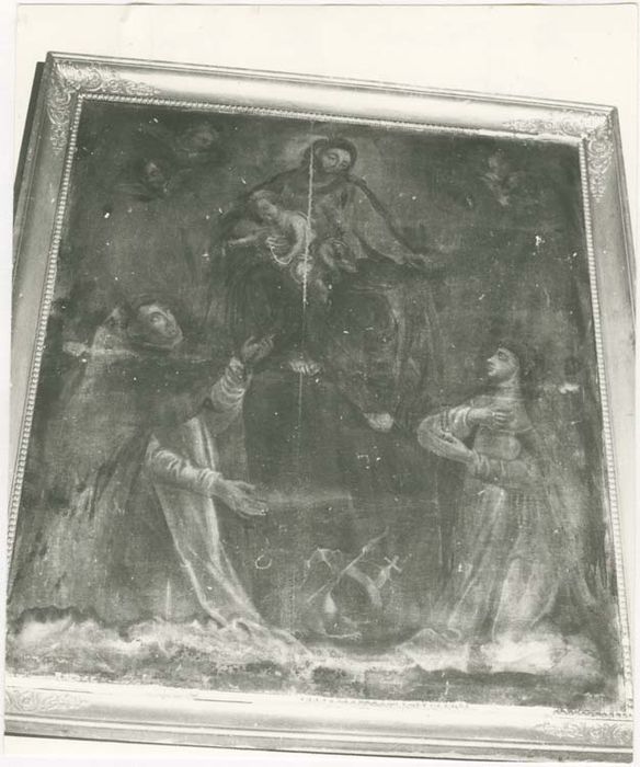 tableau : Remise du Rosaire à sainte scolastique et saint Dominique - © Ministère de la Culture (France), Médiathèque du patrimoine et de la photographie, diffusion GrandPalaisRmn Photo