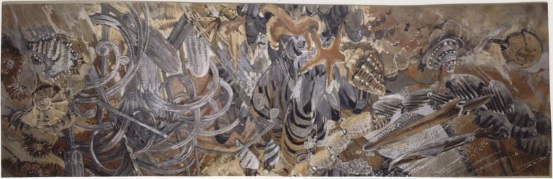 tableau : Fonds marins actuels, vue générale