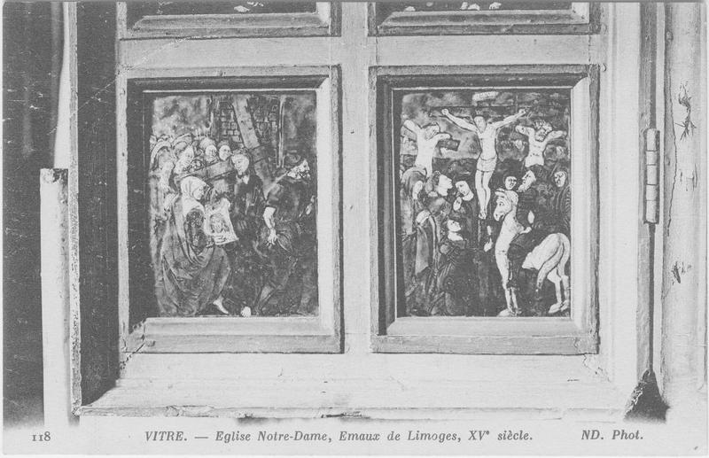 retable triptyque de la légende de la Vierge, détail