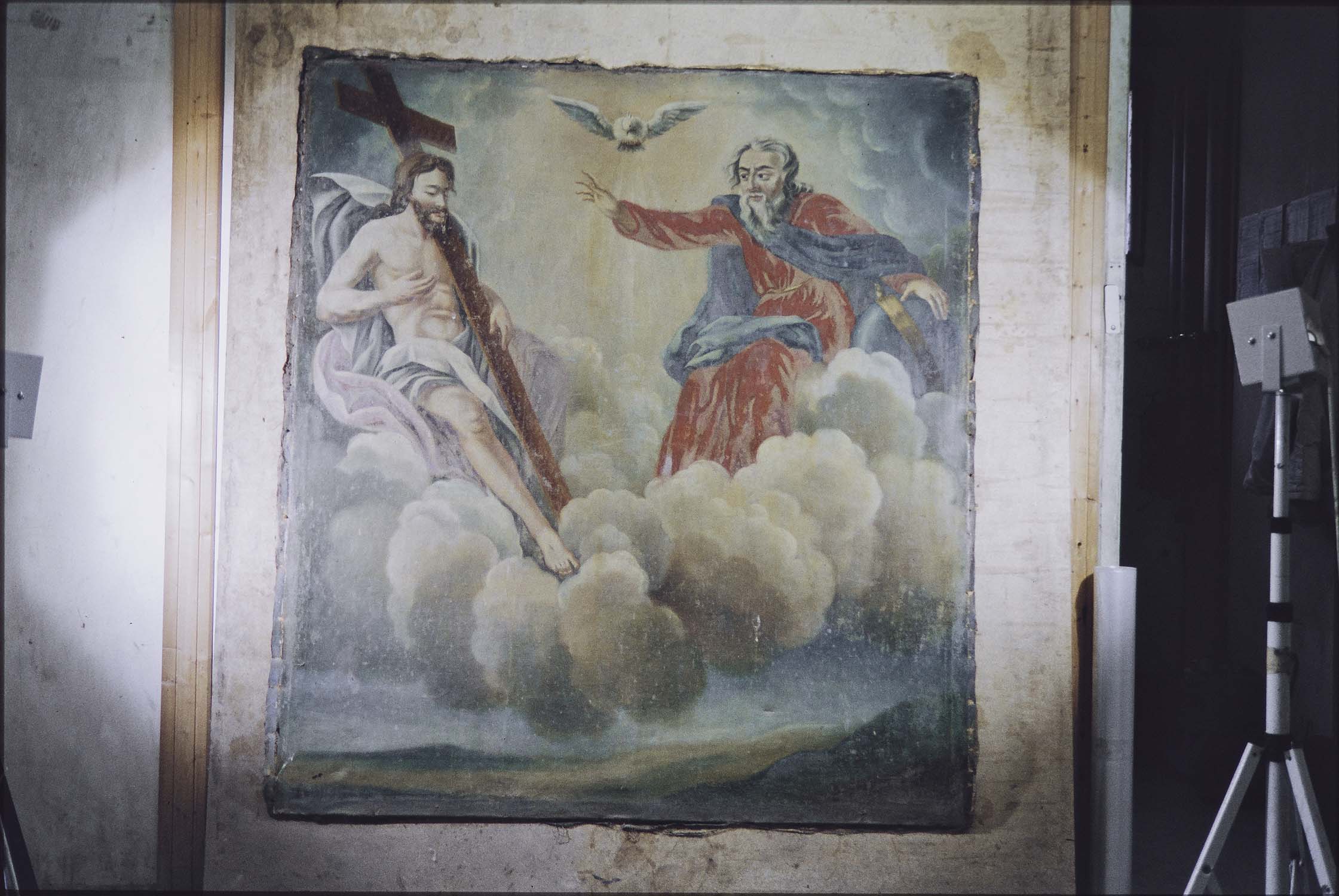 tableau du maître-autel : la Trinité, vue générale 