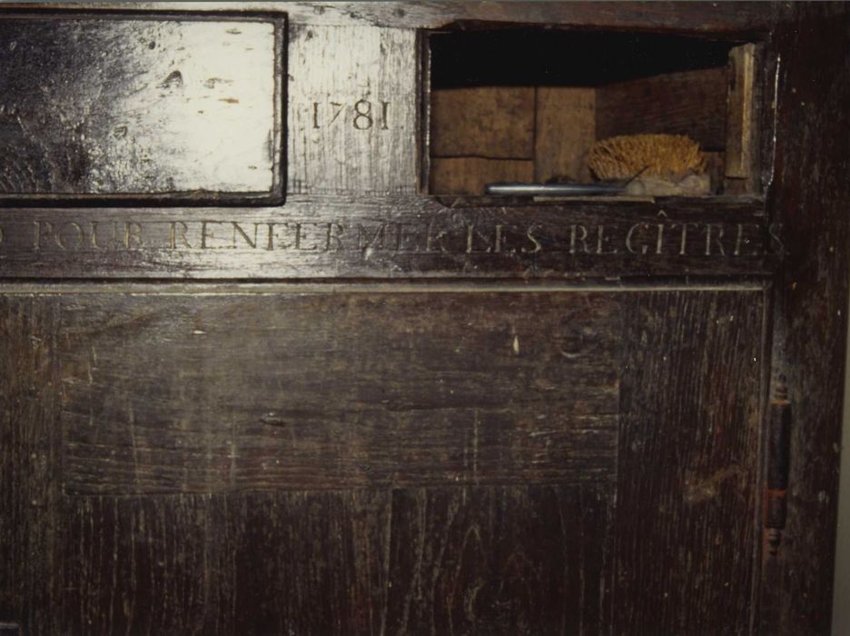 meuble de sacristie, détail - © Ministère de la Culture (France), Médiathèque du patrimoine et de la photographie, diffusion RMN-GP