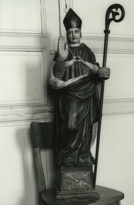 statue : Saint Evêque, vue générale - © Ministère de la Culture (France), Médiathèque du patrimoine et de la photographie, diffusion RMN-GP