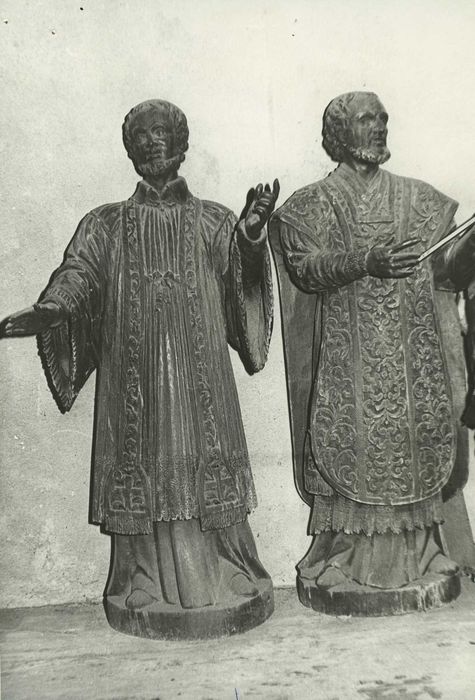 statues : Saint Ignace et Saint François-Xavier, vue générale