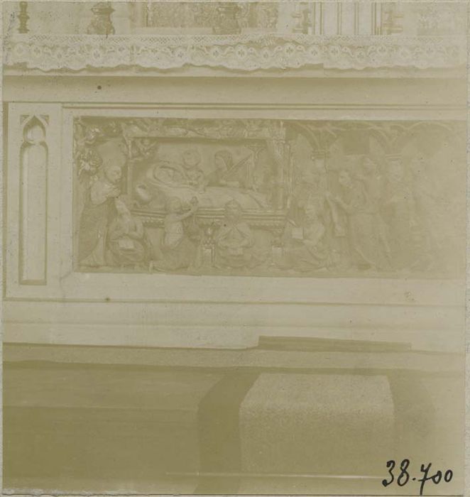 devant d'autel, bas-relief : la Mort de la Vierge - © Ministère de la Culture (France), Médiathèque du patrimoine et de la photographie, diffusion RMN-GP