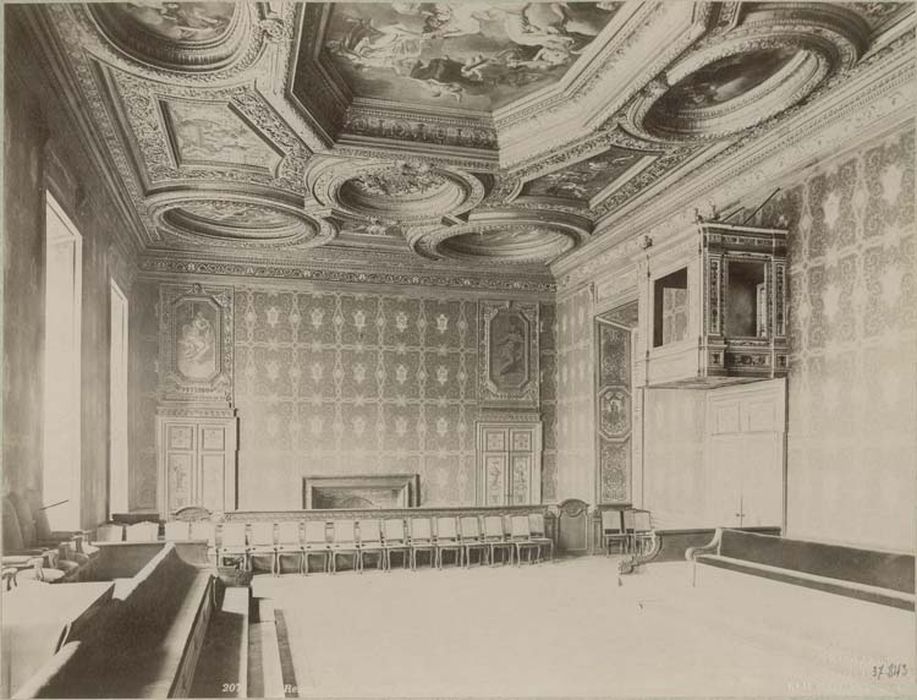 Palais de Justice : Grande chambre, vue générale