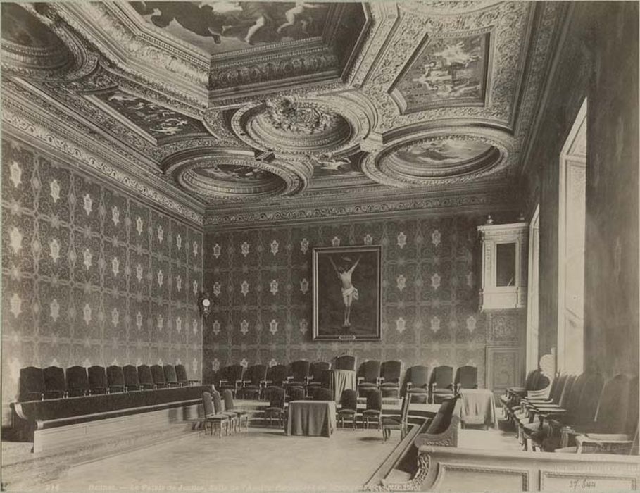 Palais de Justice : Grande chambre, vue générale