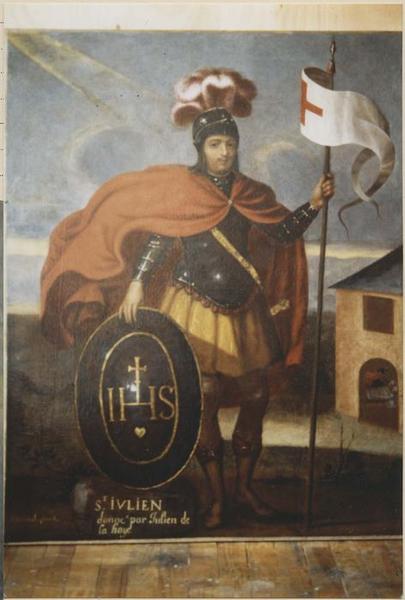tableau : saint Julien, détail