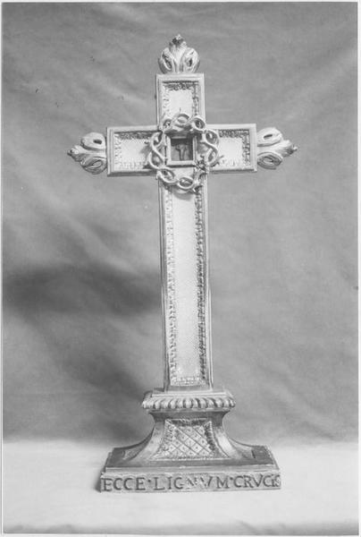reliquaire de la Vraie Croix, revers, vue générale