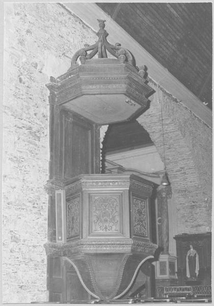 chaire à prêcher, vue générale - © Ministère de la Culture (France), Médiathèque du patrimoine et de la photographie (objets mobiliers), tous droits réservés