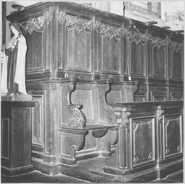 stalles, vue partielle - © Ministère de la Culture (France), Médiathèque du patrimoine et de la photographie (objets mobiliers), tous droits réservés