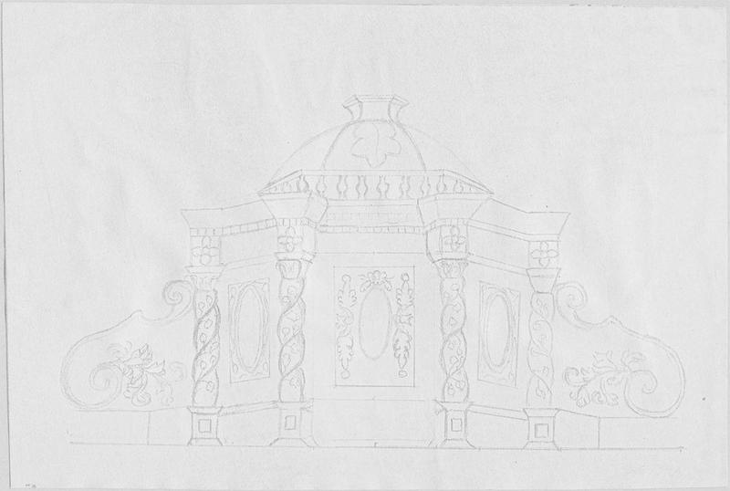 retable du Rosaire, tabernacle, vue générale - © Ministère de la Culture (France), Médiathèque du patrimoine et de la photographie (objets mobiliers), tous droits réservés