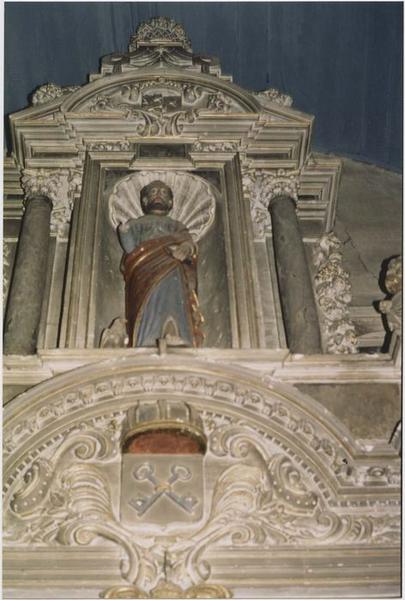 statue du maître-autel : saint Pierre, vue générale